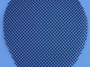 Jaguar S-Type Round Badge (Approx. 2004 - 2007) Radiator Grille, Black Stainless Steel Mesh, Part No. 9042BK