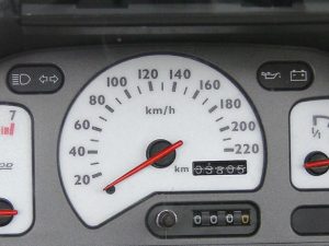 Fiesta Mk3 Dials (inc. XR2i). 220 KMH, With Rev. Counter. Part No. 300J1