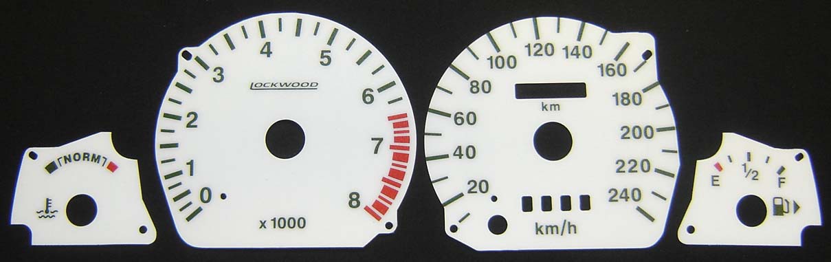 Mondeo 240KMH Petrol Dials (Trip button on Left) Part No. 300L/MM2