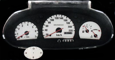 Escort Mk6/7 Dials. With Rev. Counter. Part No. 300ZZ2