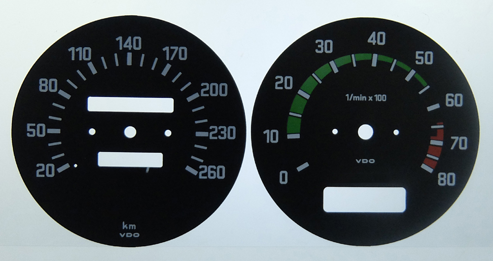 Alpina MPH to KMH Conversion Dial for imported / exported vehicle