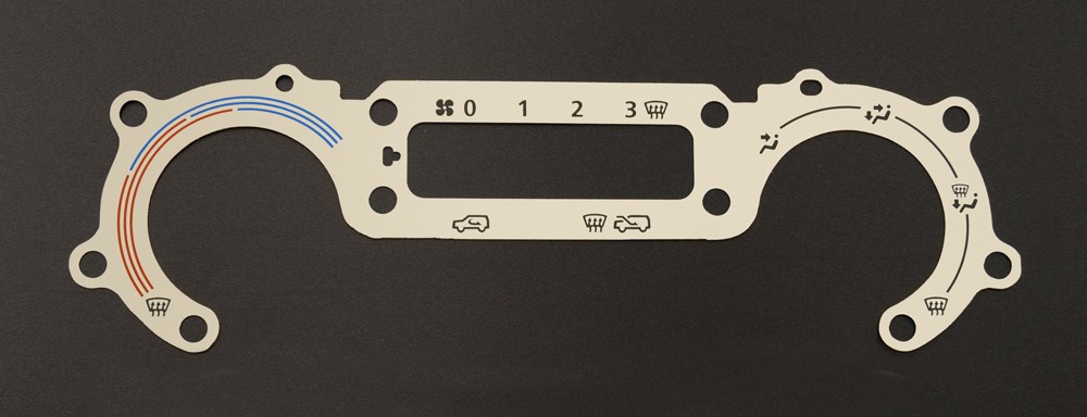 Land Rover Defender White / Cream Heater Panel Replacement Dial. Part No. 8373 - Image 3
