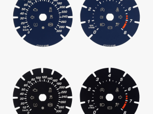 Maserati Ghibli. MPH to KMH Conversion Dial for imported vehicle. Part No. C1112