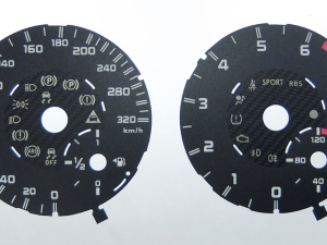 A45 & CLA45 AMG. KMH Dial for exported vehicle. Part No. C1408