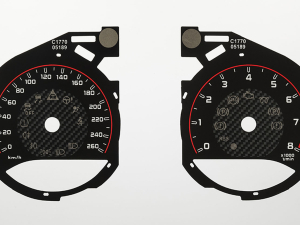 Mercedes C200 (AMG Style) MPH to KMH Conversion Dial for imported / exported vehicle. Part No. C1770
