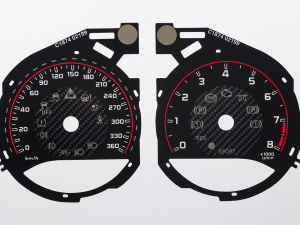 Mercedes SLS MPH to KMH Conversion Dial for imported / exported vehicle. Part No. C1874