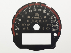 Mini John Cooper Works MPH to KMH Conversion Dial for imported / exported vehicle. Part No. C1926