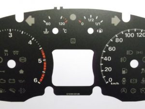 Transit, MPH to KMH Conversion Dial for imported / Exported vehicle. Part No. C1049