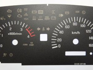 N-Series. MPH to Kmh Conversion Dial for imported / exported vehicle. Part No. C1131