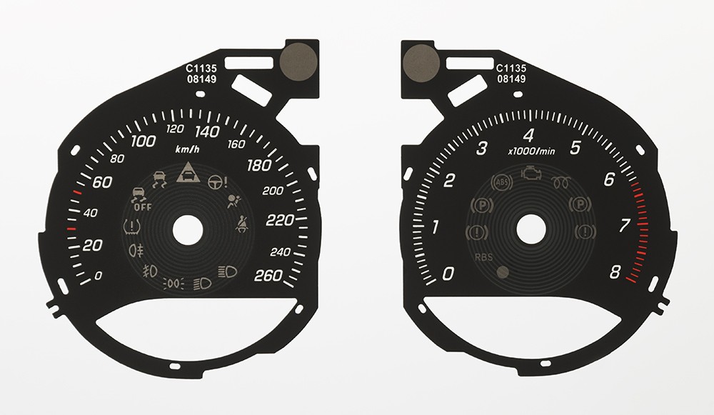 C Class & GLC. KMH Dial for exported vehicle. Part No. C1135