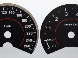 BMW M135i & M235i MPH to KMH Conversion Dial for imported / exported vehicle. Part No. C1639