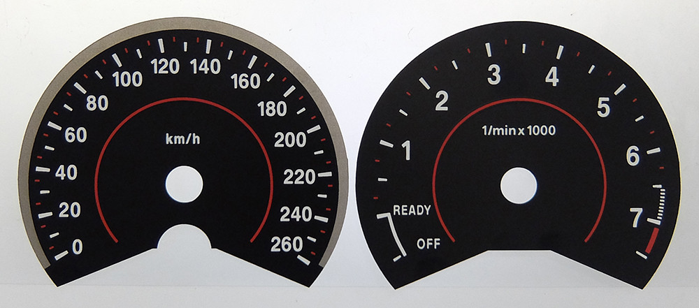 BMW M135i & M235i MPH to KMH Conversion Dial for imported / exported vehicle. Part No. C1639