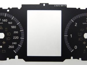 Land Rover Discovery, MPH to KMH Conversion Dial for imported / exported vehicle. Part No. C1672