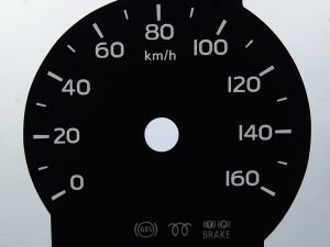 Ford F150 Premium, MPH to KMH Conversion Dial for imported / exported vehicle. Part No. C1757
