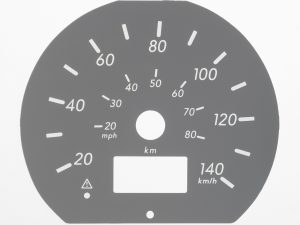 Mercedes Vario MPH to KMH Conversion Dial for imported / exported vehicle. Part No. C1878
