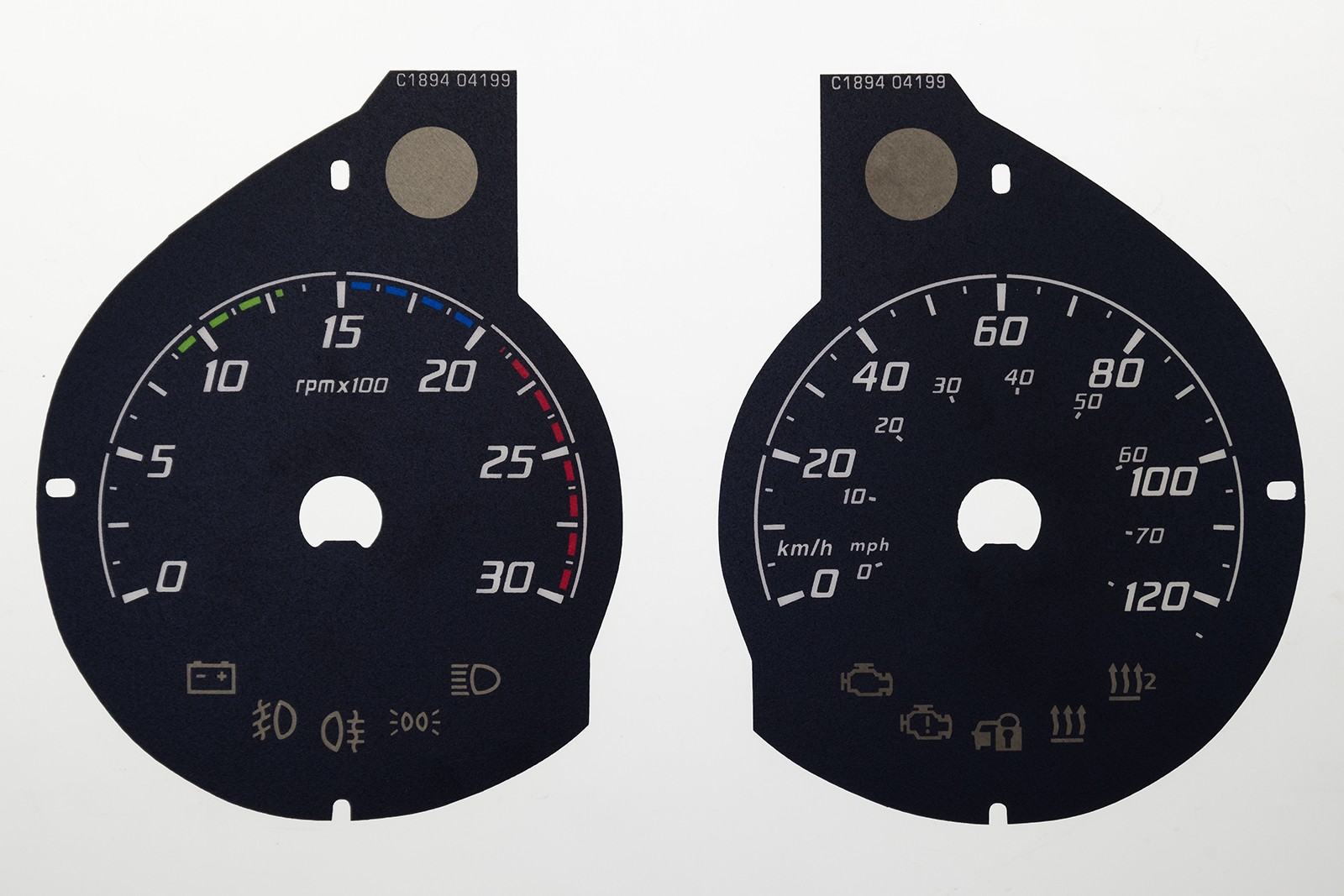 Cargo and F-Max MPH & KMH Conversion Dial for imported / exported vehicle. Part No. C1894