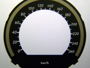 Mercedes C & E Class W204 (inc. Avant Garde) KMH Dial for exported vehicle. Part No. C395