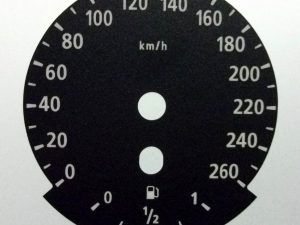 BMW 3 Series (E90-E91-E92-E93) 5 Series (E60-E61) & 6 Series (E63-E64) Petrol KMH Dials Speedo ONLY. Part No. C682