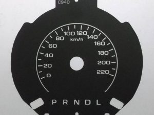 Lincoln MKT. MPH to Kmh Conversion Dial for imported / exported vehicles. Part No. C940