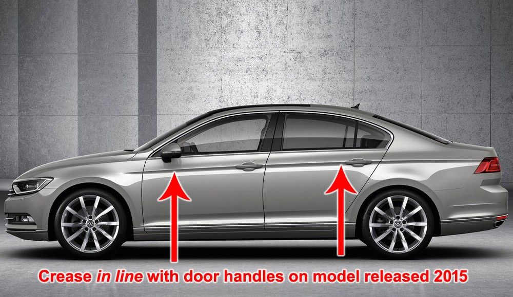 Passat (B8) Released 2015. Sill Protectors Part No. K210 - Image 4