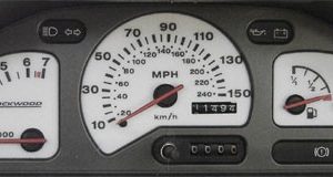 Fiesta / RS Turbo Dials. 150 MPH, With Rev. Counter. Part No. 400J/Y3