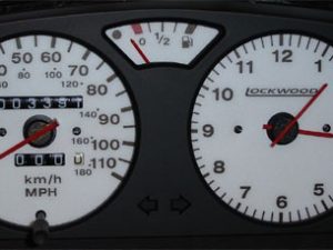 106 and Saxo Dials. (To replace VDO Dials). Speedo from Zero to 110 MPH & No Rev. Counter. Part No. 44N1