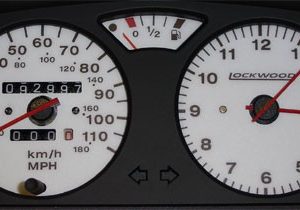106 and Saxo Dials. (To replace VDO Dials). Speedo from 10 to 110 MPH & No Rev. Counter. Part No. 44N2
