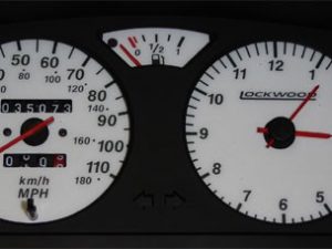 Citroen Saxo, AX and Peugeot 106 Dials. Speedo to 110 MPH & No Rev. counter. Part No. 44SS1