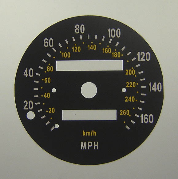 MGR V8 Dials. Part No. 8029
