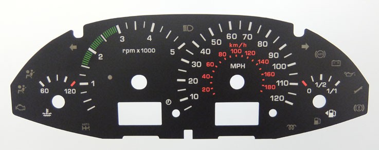 Transit KMH to MPH Conversion Dial for imported vehicle. Part No. 8030