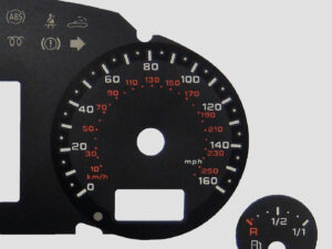 Audi A4 Diesel (RS Look-a-Like Dials). 2001 to 2008 approx. Part No. 8102