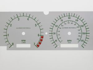 Aston Martin DB7 'Alfred Dunhill', White Replacement Dial. Part No. 8396