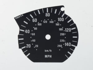 3 Series (E46) KMH to MPH Conversion Dial for imported vehicle. Part No. C024