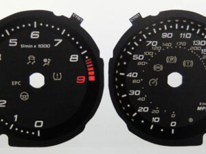 RS5. KMH to MPH Conversion Dial for imported vehicle. Part No. C1151
