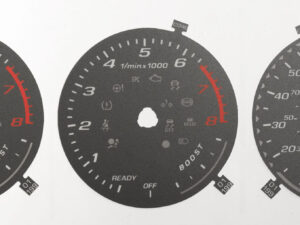 Audi S3. KMH to MPH Conversion Dial for imported vehicle. Part No. C1340