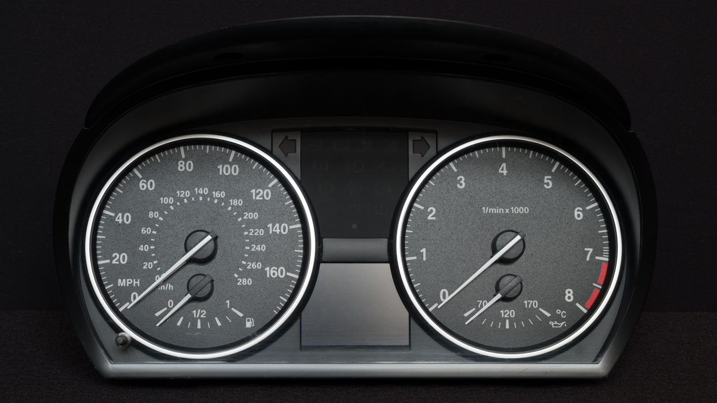 BMW 1 Series (E87-E81-E82-E88) KMH to MPH Conversion Dial for imported vehicle. Part No. C1390 - Image 2