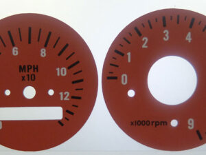 Harley Davidson Sundance KMH to MPH Conversion Dial for imported / exported vehicle. Part No. C1460