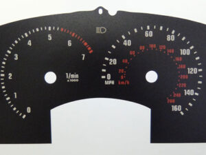 Holden Monaro (VZ) (With or Without Fuel & Temp Windows). KMH to MPH Conversion Dial for imported vehicle. Part No. C160