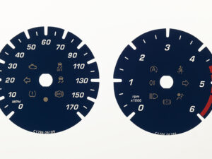 Ghibli, KMH to MPH Conversion Dial for imported / exported vehicle. Part No. C1786