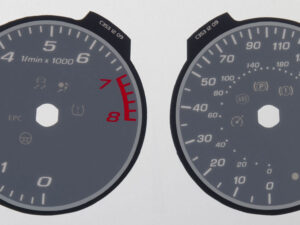 S5. KMH to MPH Conversion Dial for imported vehicle. Part No. C353