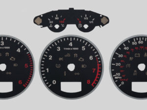 A3. Diesel & Petrol. KMH to MPH Conversion Dial. 175 MPH. Part No. C411
