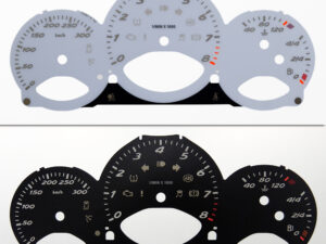 Porsche Boxster Manual, MPH to KMH Conversion Dial for imported / exported vehicle. Part No. C421