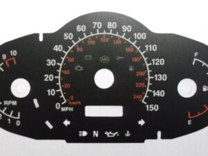 Harley Davidson V-Rod KMH to MPH Conversion Dial for imported vehicle. Part No. C432