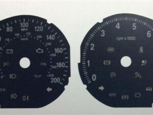 Maserati Quattroporte. KMH to MPH Conversion Dial for imported vehicle. Part No. C451