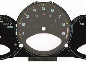 Porsche 911 GT3 / GT3 RS MPH to KMH Conversion Dial. Part No. C454
