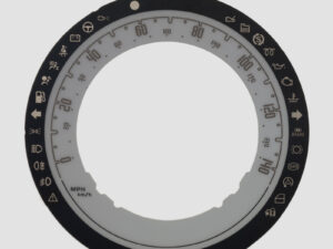 500. KMH to MPH Conversion Dial for imported vehicle. Part No. C544