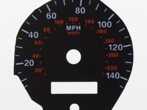 Expert, 806, Scudo and Synergie KMH to MPH Conversion Dial for imported vehicle. Part No. C670