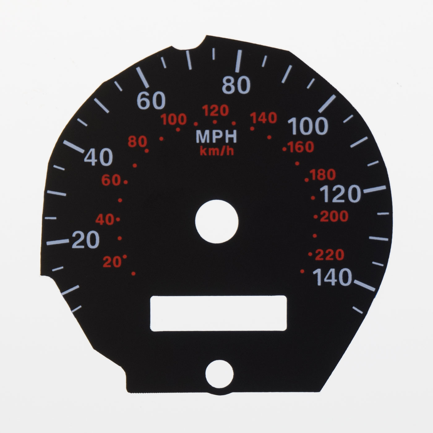 Expert, 806, Scudo and Synergie KMH to MPH Conversion Dial for imported vehicle. Part No. C670