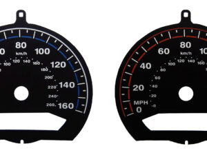 Accord Mk7 (Approx. 2003 - 2008). KMH to MPH Conversion Dial for imported vehicle. Part No. C101