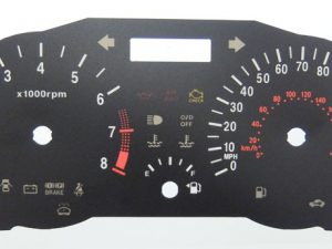 Accent MK3 (approx 2006 - 2011) KMH to MPH Conversion Dial for imported vehicle. Part No. C208